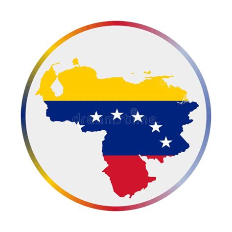 Venezuela Map Icon In Trendy Design Style Venezuela Map Icon Isolated