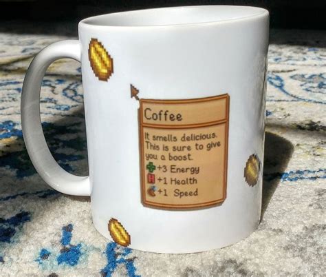22 minutes ago #1 so been a long time player and always thought the different quality of coffee beans should be able to be used to make coffee. Stardew Valley Coffee Mug | Stardew Valley Drink Ware ...