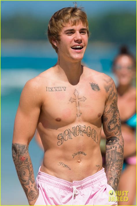 Justin Biebers Body Is Ripped In New Shirtless Beach Photos Photo 3833927 Justin Bieber
