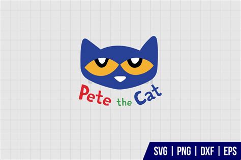 Pete The Cat Svg Gravectory