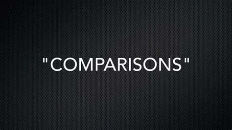 Comparisons Youtube