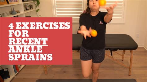4 Exercises For Immediately After A Minor Ankle Sprain Youtube