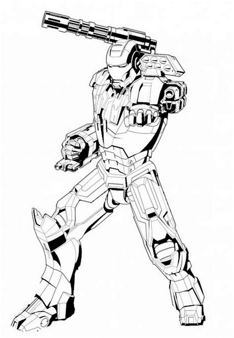 Download Coloriage iron man à imprimer pour les enfants - CP14657