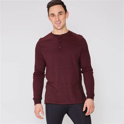 Threads 4 Thought Long Sleeve Henley Thermal Shirt Mens Apparel At Vickerey