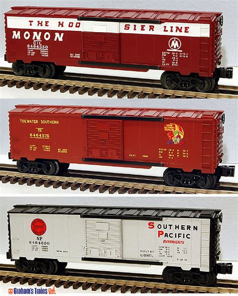 Lionel 6 39223 6464 Boxcar Archive Set 3 Pack