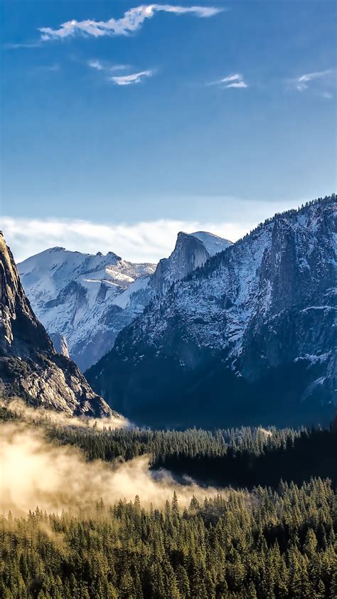 Wallpaper Id 395793 Earth Yosemite National Park Winter 1080x1920