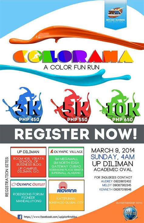 Colorama A Color Fun Run Poster Pinoy Fitness