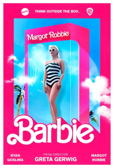 Barbie Poster Posterspy Barbiecore Outfit Movies Outfit Margot Robbie Ryan Gosling Barbie