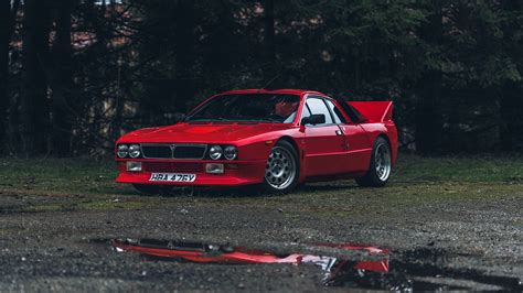 Wallpaper Lancia 037 Rally Cars Red Cars Group B Stradale