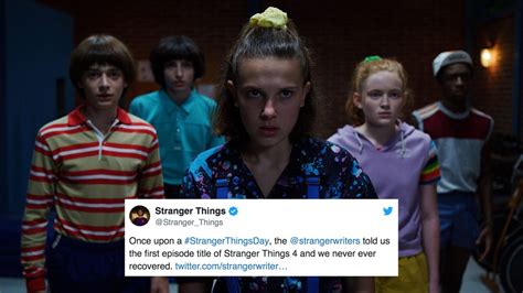 Stranger Things Reveals The Title Of Season 4 Episode 1 And Omg