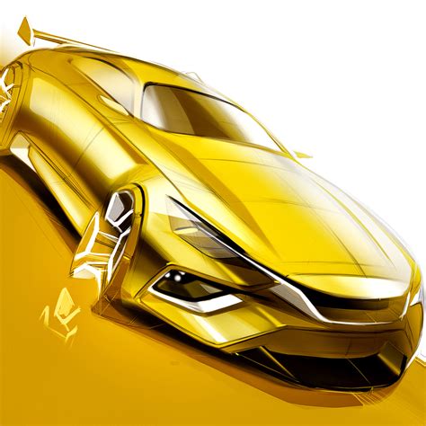 Car Drawing And Sketching Tutorial How To Draw A Car Behance