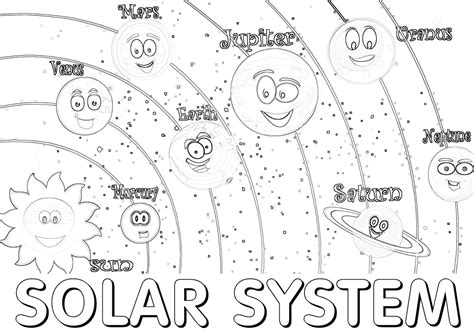 Solar System coloring pages | Coloring pages to download and print