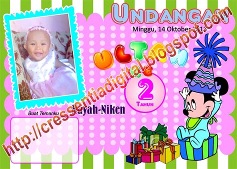 100 Desain Undangan Ulang Tahun Anak Anak Template Undangan Ulang