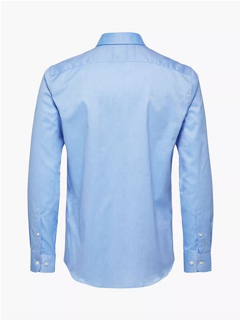 Selected Homme Mark Slim Fit Shirt Light Blue At John Lewis And Partners