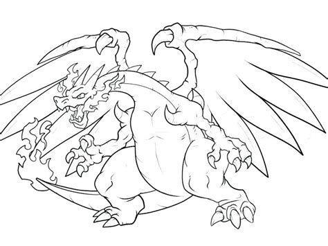 Pokemon Mega Evolutions Coloring Pages Coloring Pages