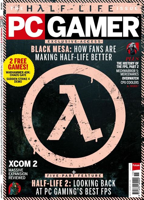 Pc Gamer Magazine November 2017 Pc Gamer Magazine Pc Gamer Gamer