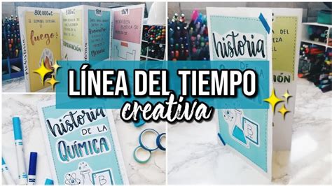 Linea Del Tiempo Creativa Y Original A Mano