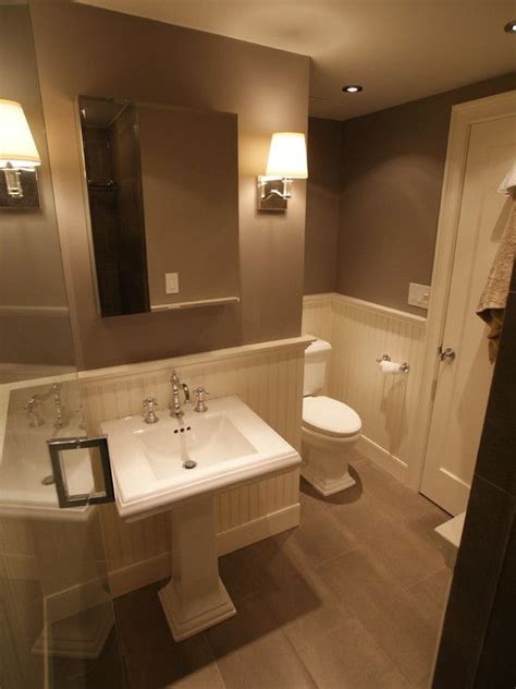 However, wainscoting styles have improved a lot, making them more than just wall protectors. 217 best images about wainscoting in bathrooms on Pinterest