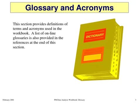 Ppt Glossary And Acronyms Powerpoint Presentation Free Download Id