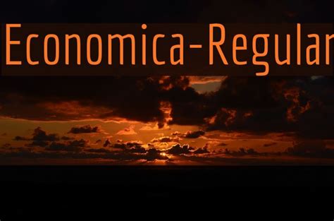 Economica Regular Font