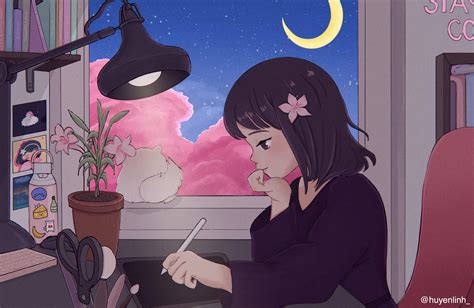 Dreamy Night Lofi Girl Lofi Girl Know Your Meme