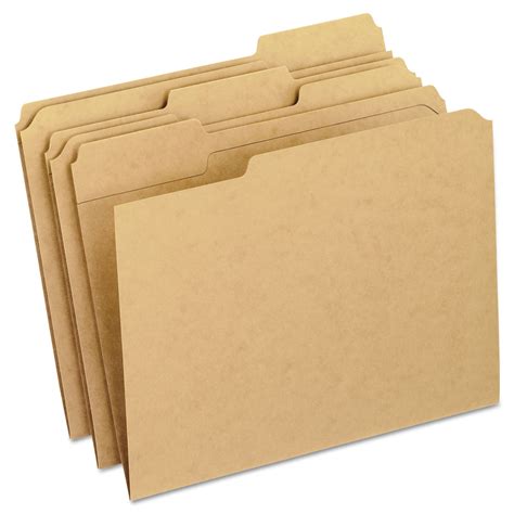 Dark Kraft File Folders With Double Ply Top By Pendaflex® Pfxrk15213