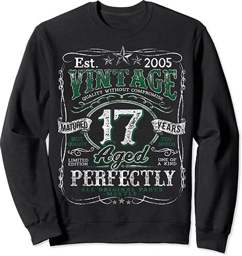 Best Vintage 2005 Limited Edition 17 Year Old 17th Birthday T Shirts