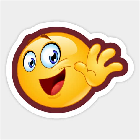Bye Emoji Emoticon Emoji Sticker Teepublic