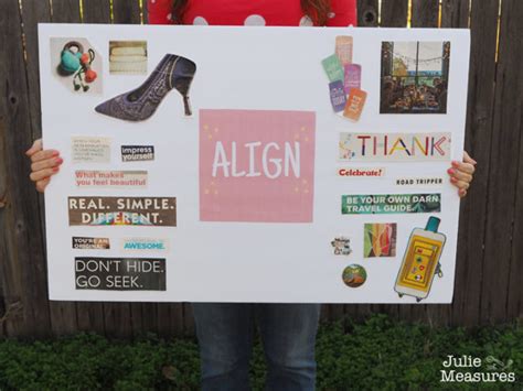 How To Make A Vision Board Julie Measures