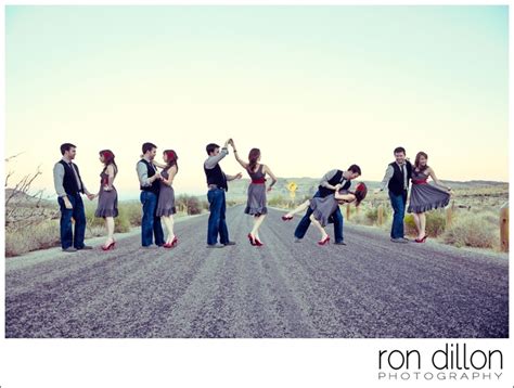 Engagement Photo Session Featuring Multiple Exposures From A Dance Routine Las Vegas Wedding