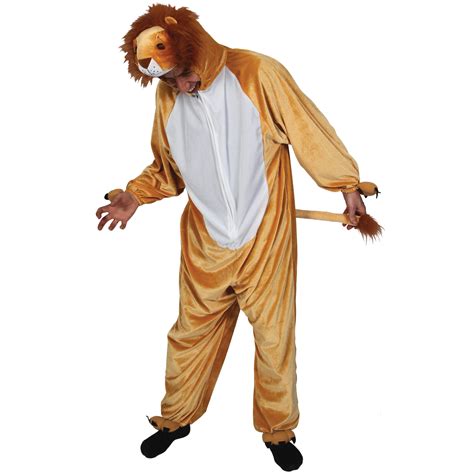 Adult Zoo Jungle Farm Animal Fancy Dress Halloween Party Outfit