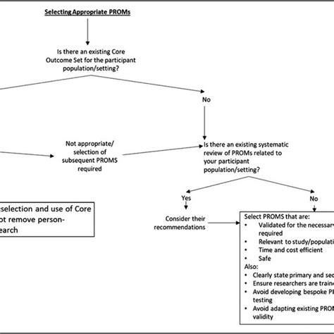 Selecting Appropriate Patientperson Reported Outcome Measures Proms