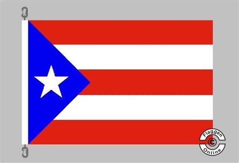 The origins of the current flag of puerto rico, adopted by the commonwealth of puerto rico in 1952, can be traced to 1868, when the first puerto rican flag, the revolutionary flag of lares, was conceived by dr. Puerto Rico Flagge Hissflaggen Premium Staaten ...