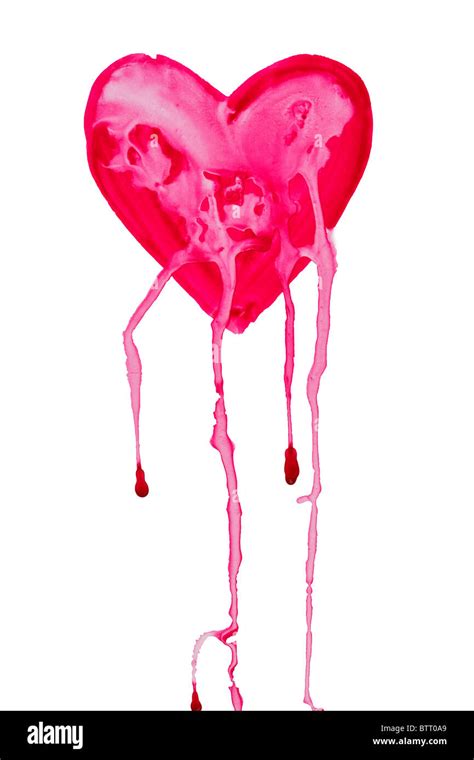 Bleeding Heart Symbol Of Love Stock Photo Alamy
