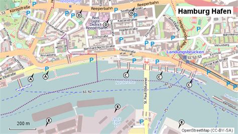 Offener tidehafen an der unterelbe in hamburg. Hamburg Hafen von ChristianRhode - Landkarte für Deutschland