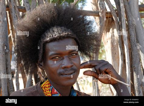 Man Of The Caro Tribe Turmi Ethiopia Africa Stock Photo Alamy