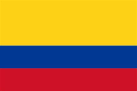 Su diseño consta de tres franjas horizontales, de colores amarillo azul y rojo. Colores de la bandera de Colombia
