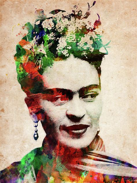 Frida Kahlo Watercolor Digital Art By Mihaela Pater Fine Art America