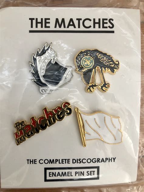 The Matches Exclusive Enamel Catalog Pins · The Matches · Online