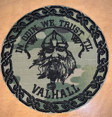 In Odin We Trust Morale Patch Morale Patch Odin Patches