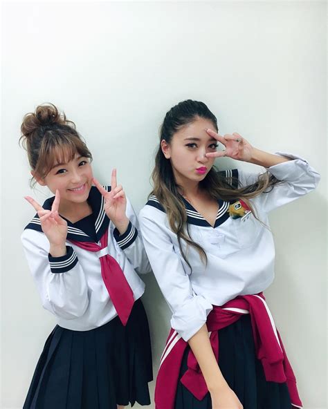 It ' s a small present for you. @鈴木奈々: みちょぱと制服ショットです(^_−)−☆ みちょぱ19歳 ...