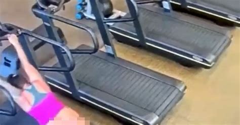 mortified woman moons gym goers when her yoga pants get sucked off by treadmill daily star