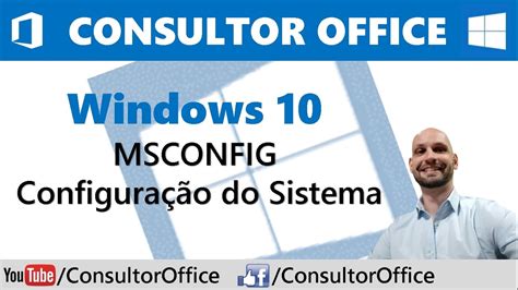 Windows 10 Msconfig Configuração Do Sistema Youtube