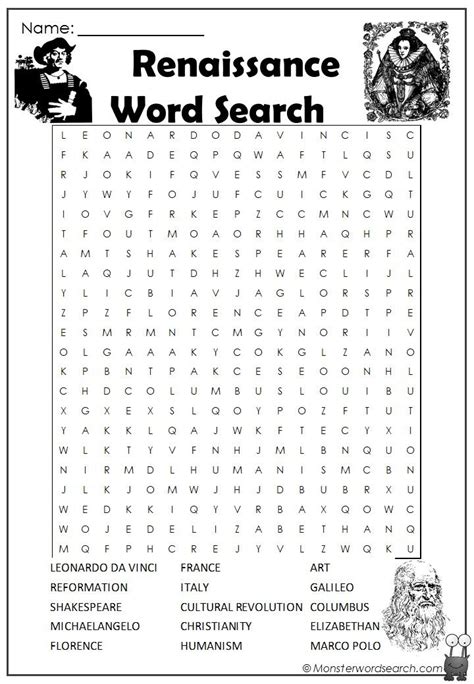 History Word Search Printable