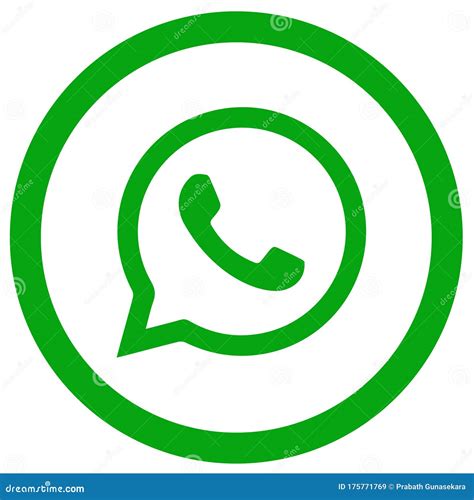 Coloured Whatsapp Logo Icon Editorial Stock Image Illustration Of