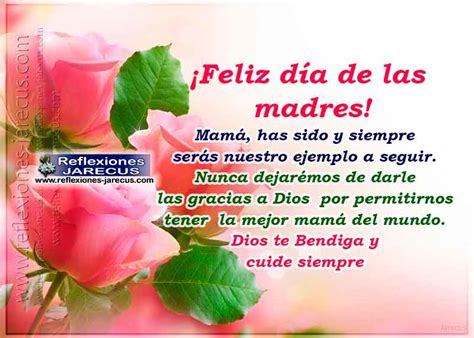 Feliz día de las madres. Mamá eres mi ejemplo a seguir - Feliz dia de la madre