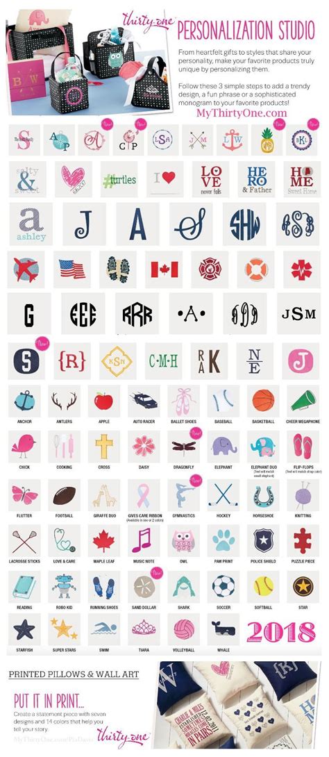 Buy online, pick up in store. #31 2018 Personalization Studio by Thirty-One is your GO ...