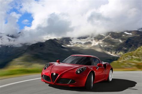 Alfa Romeo 4c Sports Car Launches Pictures And Details Video