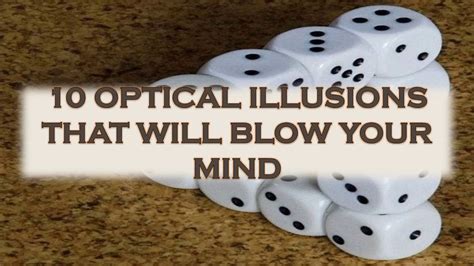 10 Optical Illusions That Will Blow Your Mind Youtube