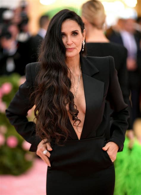 Demi gene moore is an american actress and film producer. Demi Moore at The 2019 Met Gala Celebrating Camp: Notes on ...